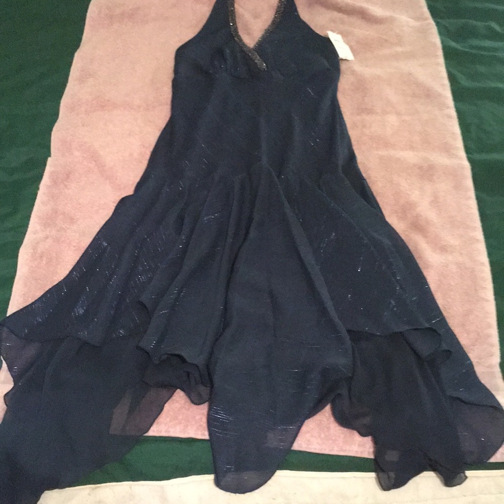 NWT Rabbit Designs GORGEOUS LONG HALTER DRESS
